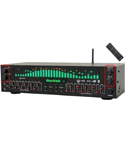 Amazon.co.jp: オーディオ ステレオ グラフィック EQ、デジタル